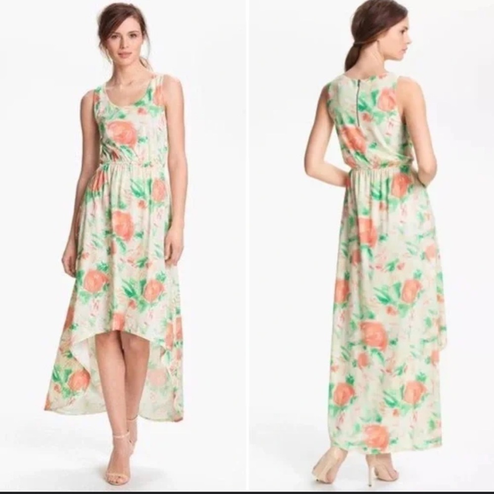Alice + Olivia Floral Kelly Hi Low Sundress Size 6